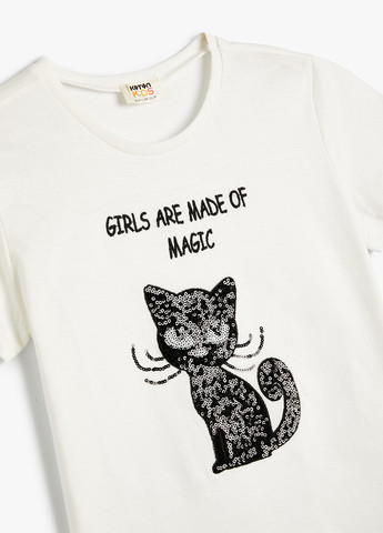 Молочна літня футболка KOTON