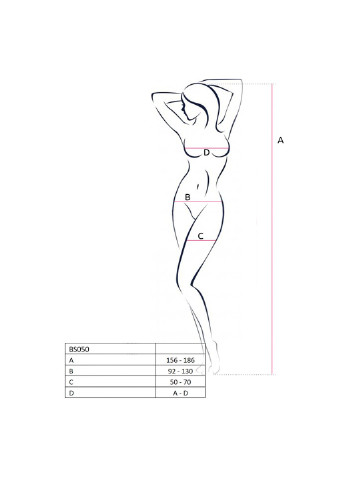 Бодістокінг BS050 white, комбінезон, імітація панчох і пояса Passion (255458448)