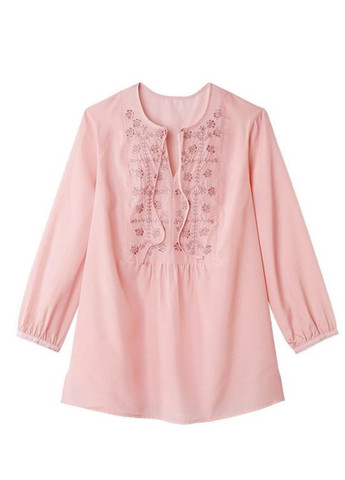 Світло-рожева літня блузка Signature Collection