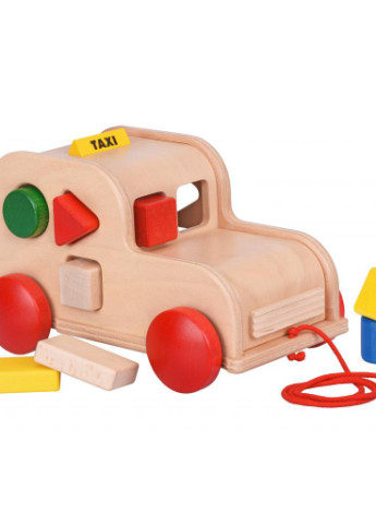 Розвиваюча іграшка cортер дерев'яний Таксі (1550) NIC cортер деревянный такси (203983845)