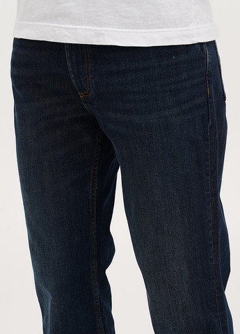 Темно-синие демисезонные прямые джинсы Tramper Straight Mustang