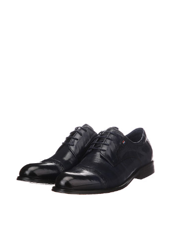 Кэжуал темно-синие мужские туфли Cosottinni на шнурках