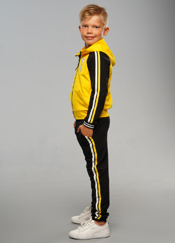 Жовтий демісезонний костюм (толстовка, брюки) брючний Tiaren