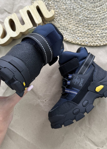 Темно-синие кэжуал зимние ботинки Kimboo