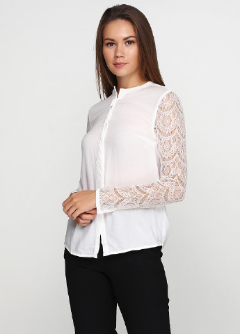 Біла демісезонна блуза Karen by Simonsen