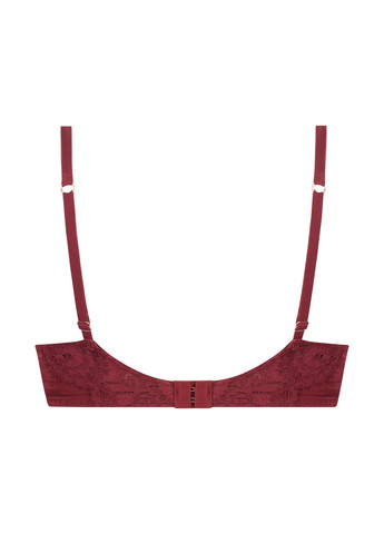 Бордовий балконет бюстгальтер Hunkemoller з кісточками поліамід