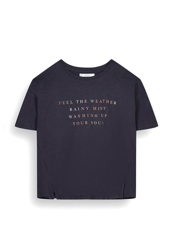 Темно-серая летняя футболка Women'secret