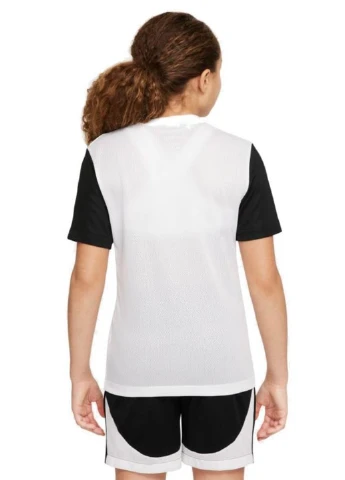 Черно-белая демисезонная футболка dh8389-100 Nike Youth-Jersey TIEMPO PREMIER II