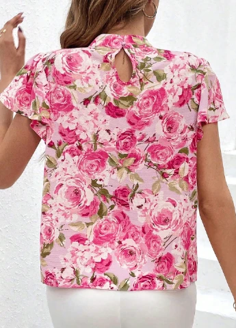 Комбинированная блуза SHEIN