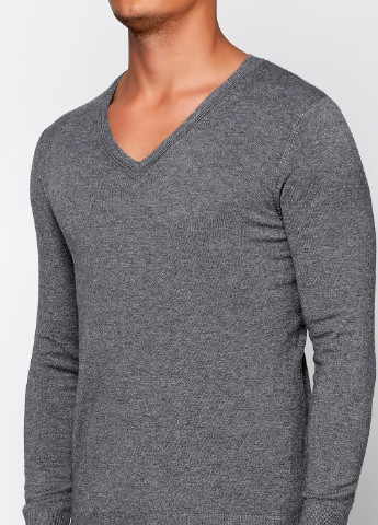 Серый демисезонный пуловер пуловер Zara Man