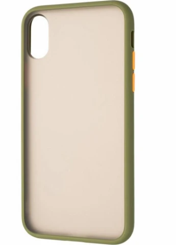 Чохол для мобільного телефону (смартфону) Bumper Mat Case for iPhone X / XS Green (00000080165) Gelius (201493180)