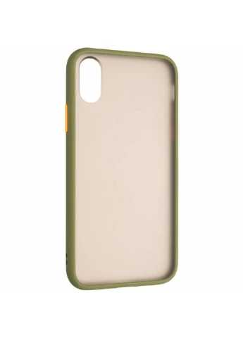 Чохол для мобільного телефону (смартфону) Bumper Mat Case for iPhone X / XS Green (00000080165) Gelius (201493180)