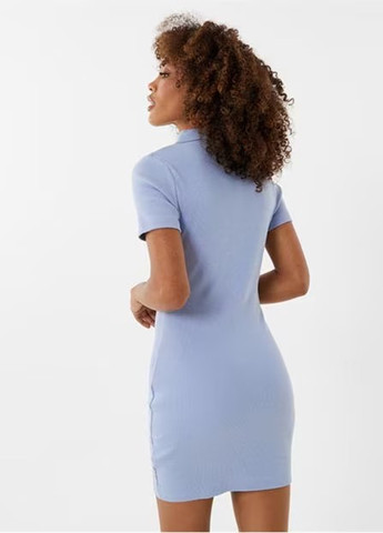 Блакитна спортивна сукня поло Slazenger з логотипом