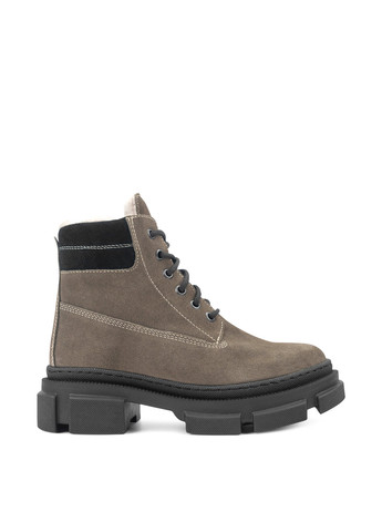 Зимние ботинки тимберленды Libero на тракторной подошве из натуральной замши