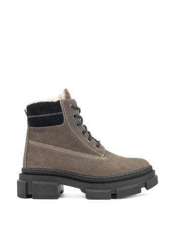 Зимние ботинки тимберленды Libero на тракторной подошве из натуральной замши