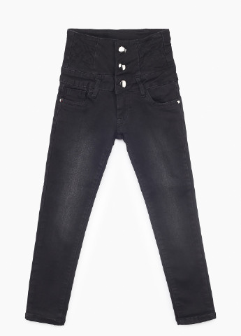 Черные демисезонные джинсы Grace