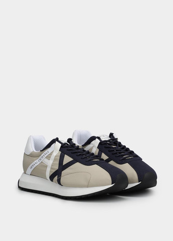 Бежевые демисезонные кроссовки Armani Exchange