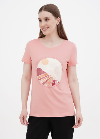 Розовая летняя футболка Orsay