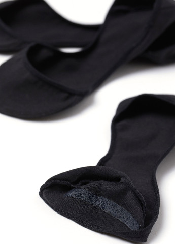 Подследники (3 шт.) H&M без ущільненого носка однотонні чорні повсякденні