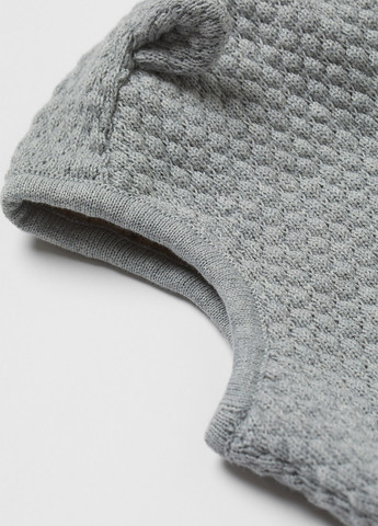 H&M балаклава меланж светло-серый кэжуал хлопок производство - Китай