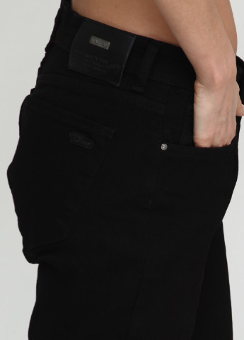 Черные демисезонные прямые джинсы Woox