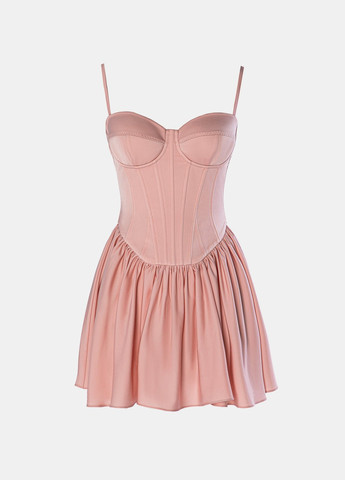 Рожева святковий сукня кльош Gepur однотонна