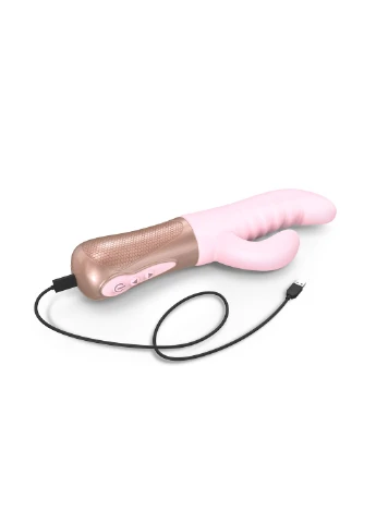 Подвійний пульсатор-кролик SASSY BUNNY - BABY PINK Love To Love (254734345)