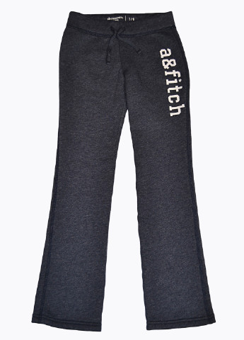 Темно-синие спортивные демисезонные прямые брюки Abercrombie Kids