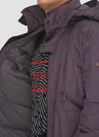 Сіро-коричнева зимня куртка Trussardi