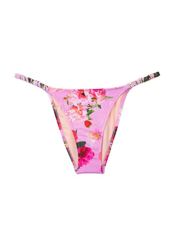 Розовый летний купальник (лиф, трусы) раздельный, бикини Victoria's Secret