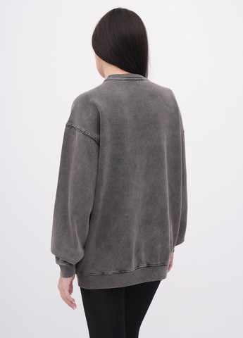 Сірий світшот EQUILIBRI напис без декору (341745034)