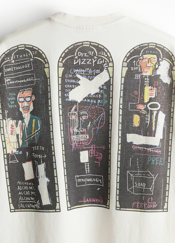 Кремовая футболка H&M