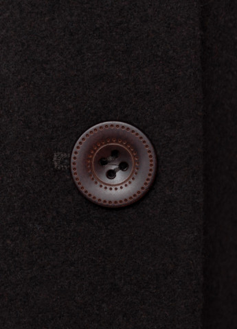 Темно-коричневое демисезонное Пальто однобортное Arber