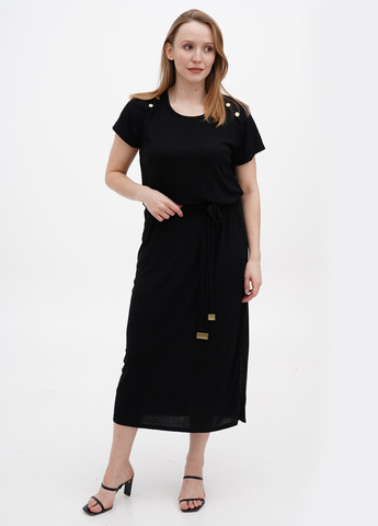Черное кэжуал платье Barbour однотонное