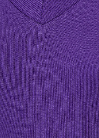 KOTON свитшот фиолетовый кэжуал хлопок, трикотаж