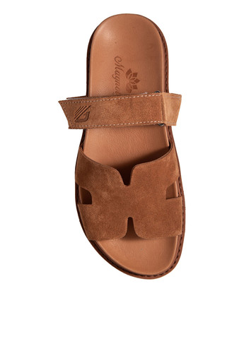 Коричневые шлепанцы Magnolya