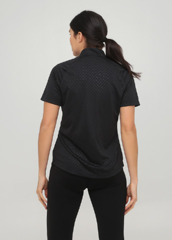 Черная женская футболка-поло Greg Norman меланжевая