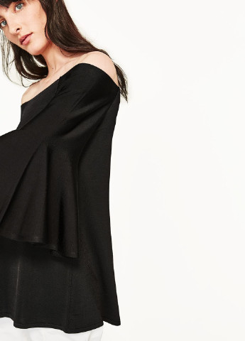 Чорна блуза Lie Zara