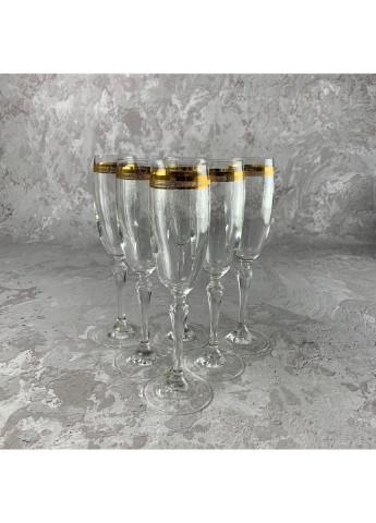 Набор бокалов для шампанского Lucia 2227/14143/88/160 160 мл 6 шт Rona (253583217)
