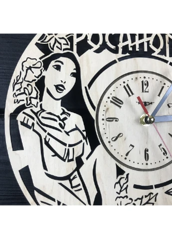 Дизайнерський дитячий настінний годинник «Покахонтас» 7Arts (253566584)