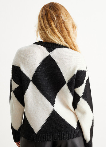 Черно-белый демисезонный джемпер джемпер C&A