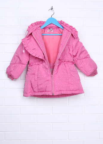 Рожева демісезонна куртка Lux K