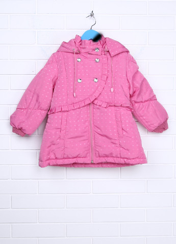 Розовая демисезонная куртка Lux K