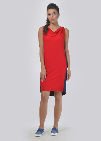 Красное кэжуал платье платье-майка Agata Webers однотонное
