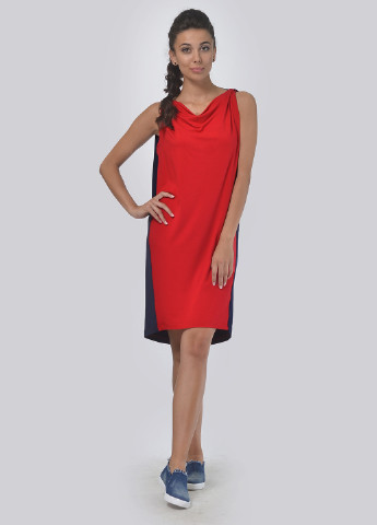 Красное кэжуал платье платье-майка Agata Webers однотонное