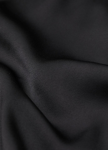 Чорна кежуал сукня, сукня а-силует H&M однотонна