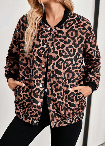 Бомбер SHEIN на кнопках (342719593)