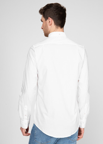 Белая кэжуал рубашка Gant