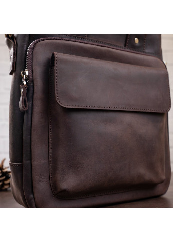 Мужская кожаная сумка 25х33х7 см Shvigel (252129667)