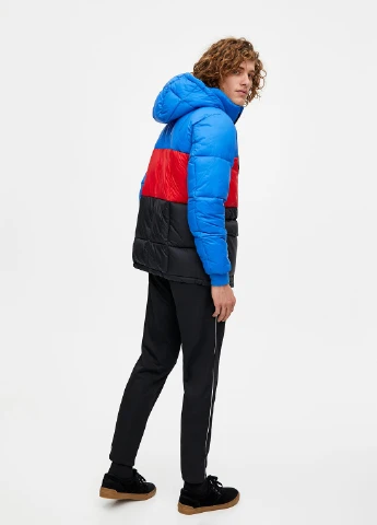 Комбінована демісезонна куртка Pull & Bear